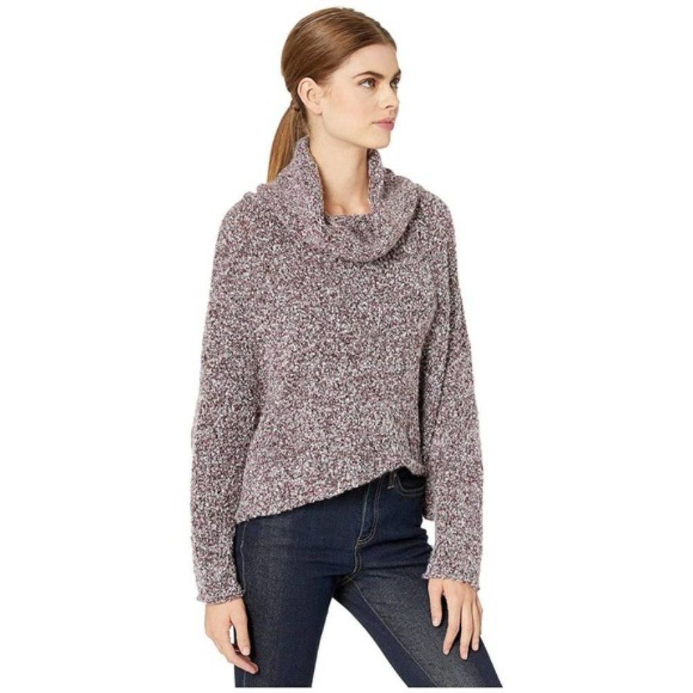 Free People NWT Bittersweet Cropped Cowl Neck Sweater - Picture 2 of 7